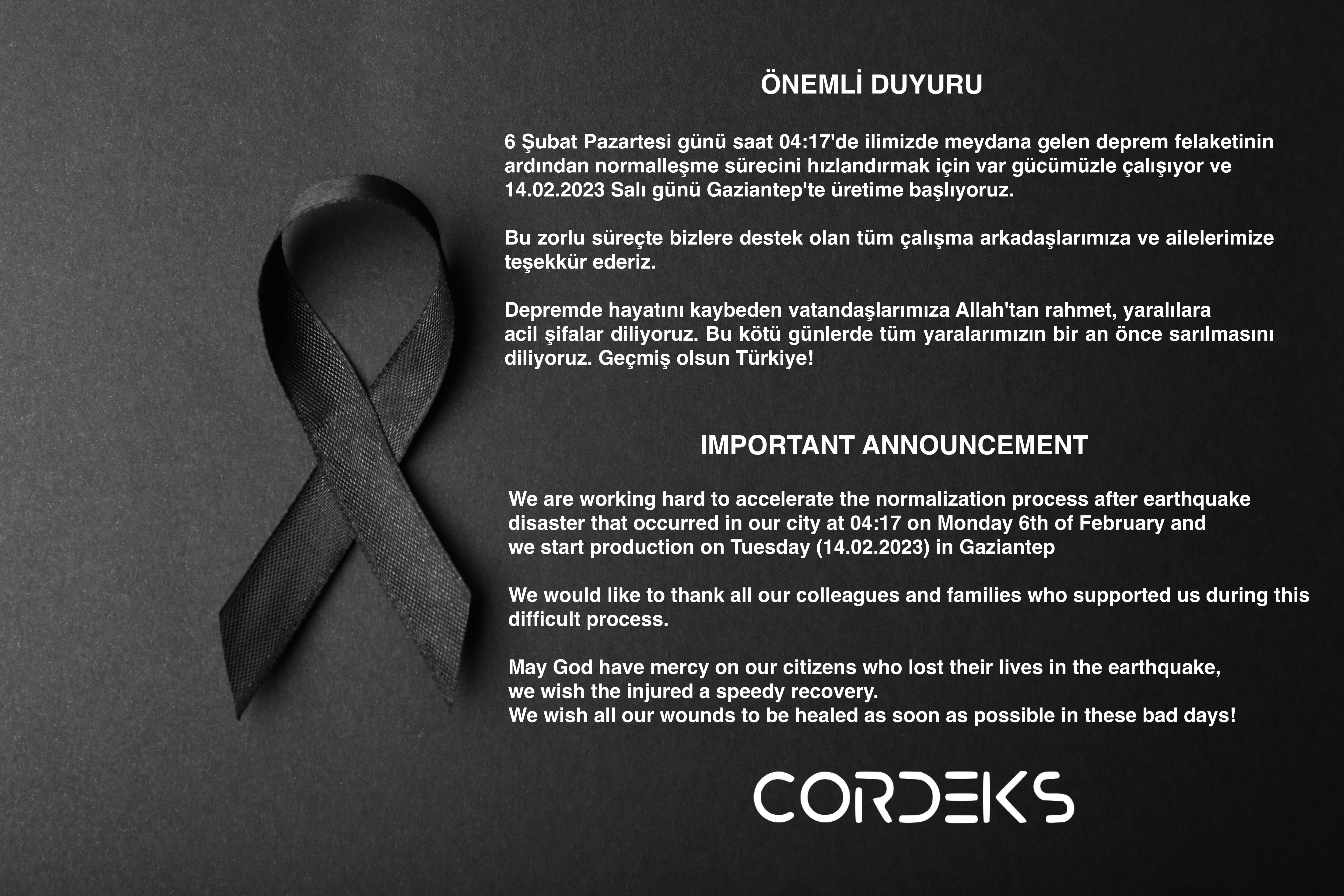 Important Announcement